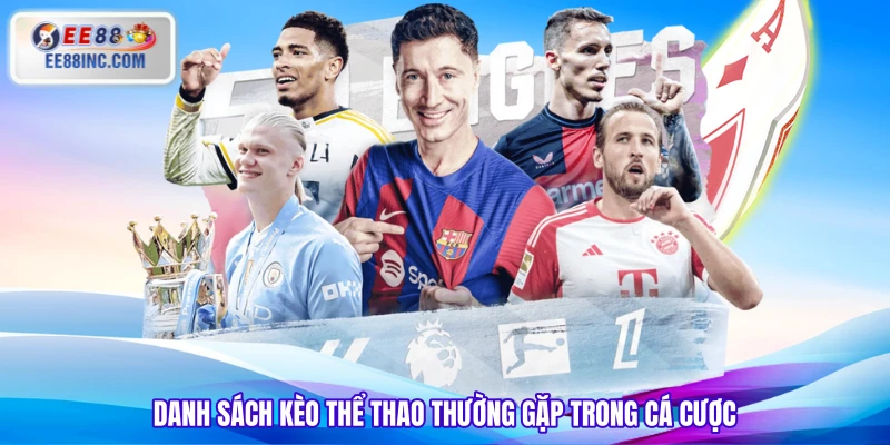 Danh sách kèo thể thao thường gặp trong cá cược Danh sách kèo thể thao thường gặp trong cá cược