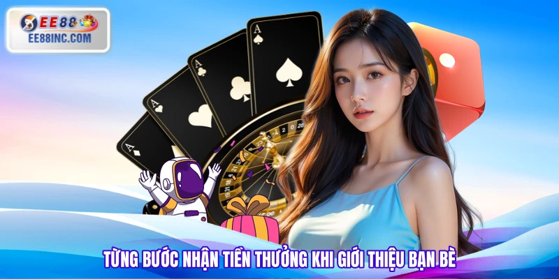 Từng bước nhận tiền thưởng khi giới thiệu bạn bè Từng bước nhận tiền thưởng khi giới thiệu bạn bè